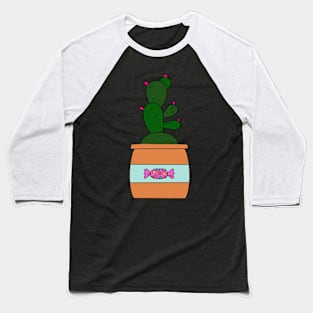 Cute Cactus Design #129: Cute Cactus In Candy Jar Baseball T-Shirt